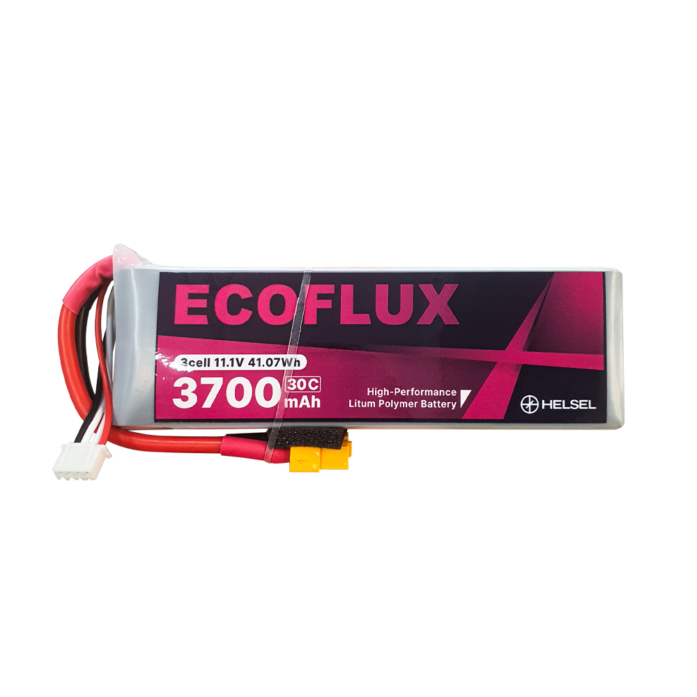 ECOFLUX 3700mAh 11.1V 3셀 30C 리튬폴리머 배터리 헬셀